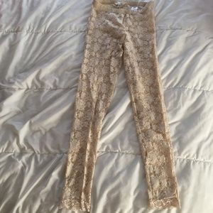 *RARE* h&m lace leggings